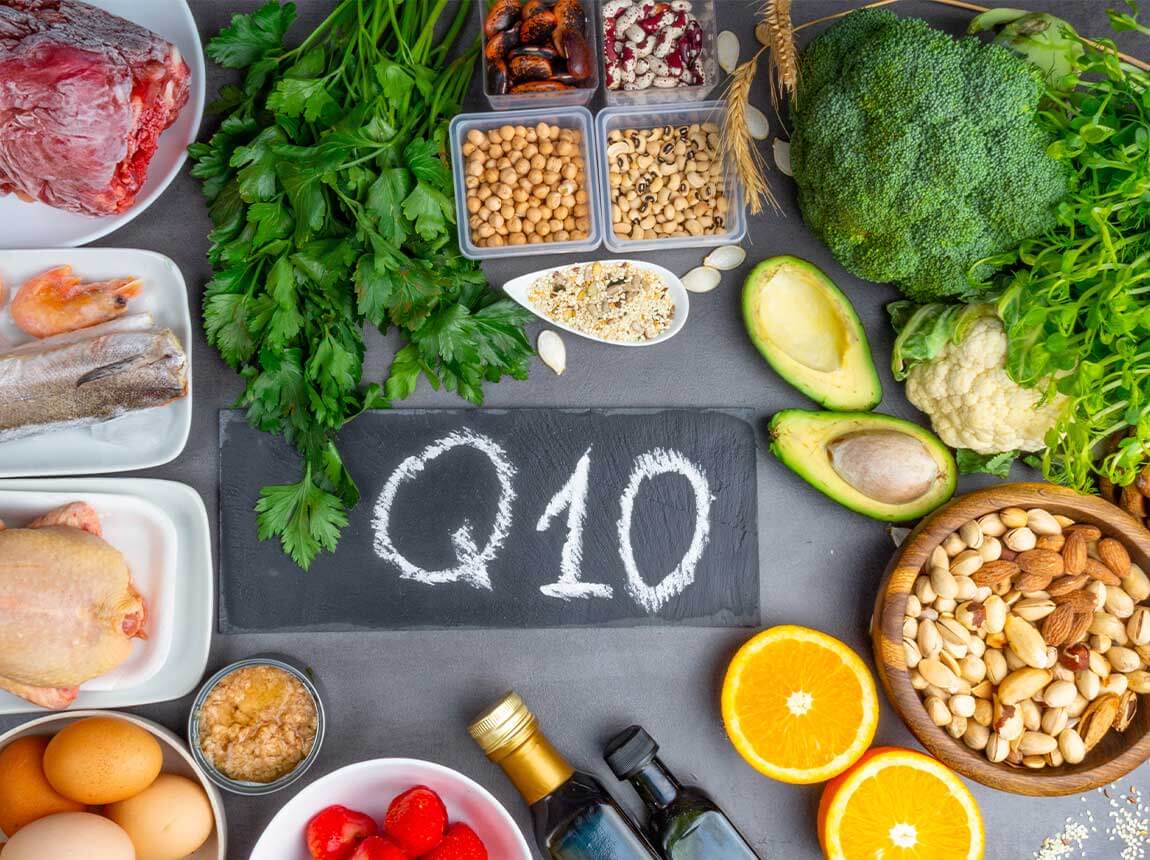 храни, богати на Q10