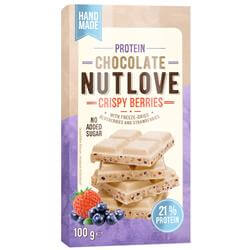 Nutlove Протеинов шоколад с горски плодове и хрупкави парченца