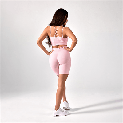 Allwear Къс Клин Push Up V Back Soft Pink