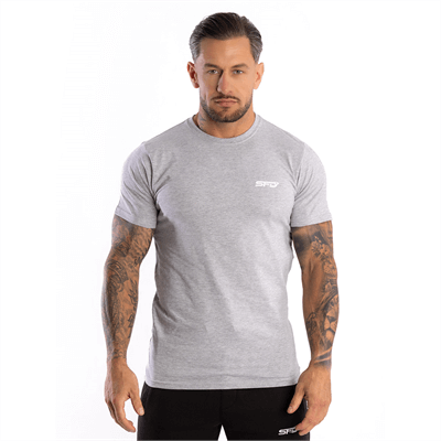 SFD WEAR Чоловича тениска Premium Grey Melange