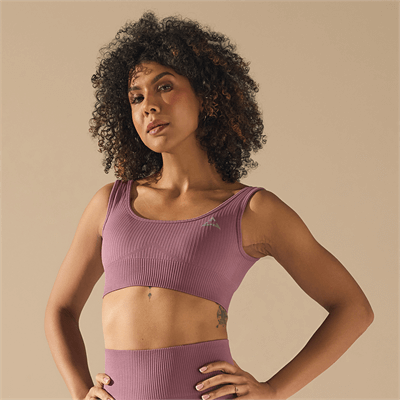 Allwear БЕЗШЕВЕН СПОРТЕН ТОП DUSTY ROSE