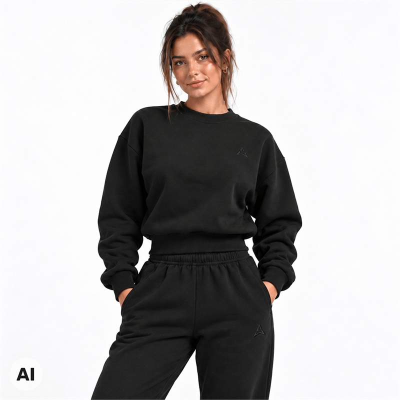 Allwear Дамска блуза Cozy Club Black