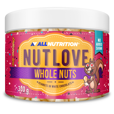ALLNUTRITION NUTLOVE WHOLENUTS – Фъстъци в бял шоколад