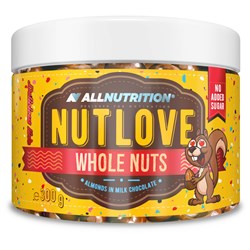 Nutlove Wholenuts - Бадеми в млечен шоколад