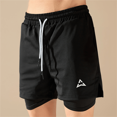 Allwear ШОРТИ 2 в 1 BLACK