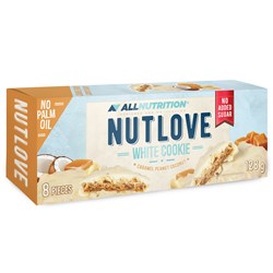 NUTLOVE Бяла бисквитка с карамел, фъстък и кокос