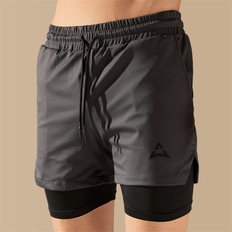 Allwear ШОРТИ 2 в 1 GREY