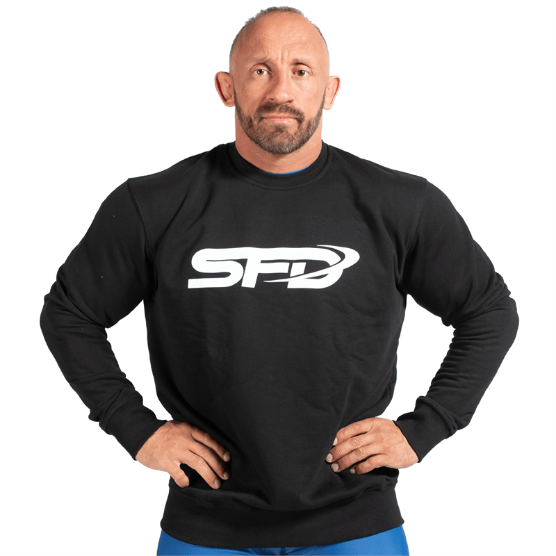 SFD NUTRITION Черен свитшот SFD