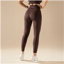 Bezszwowe legginsy BASIC CHOCOLATE (1 szt.)