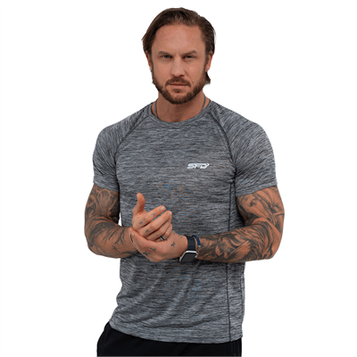 SFD WEAR Мъжки T-shirt Dry Black Melange