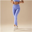 Bezszwowe legginsy BASIC V-WAIST LAVENDER BLUE (1 szt.)